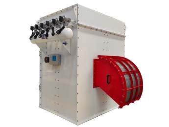 帶卸爆裝置的脈沖除塵器