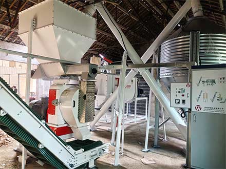 強福機械35型飼料顆粒生產(chǎn)線安徽項目