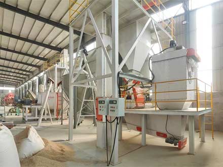 強福機械55KW飼料粉料線安裝完成焦作項目