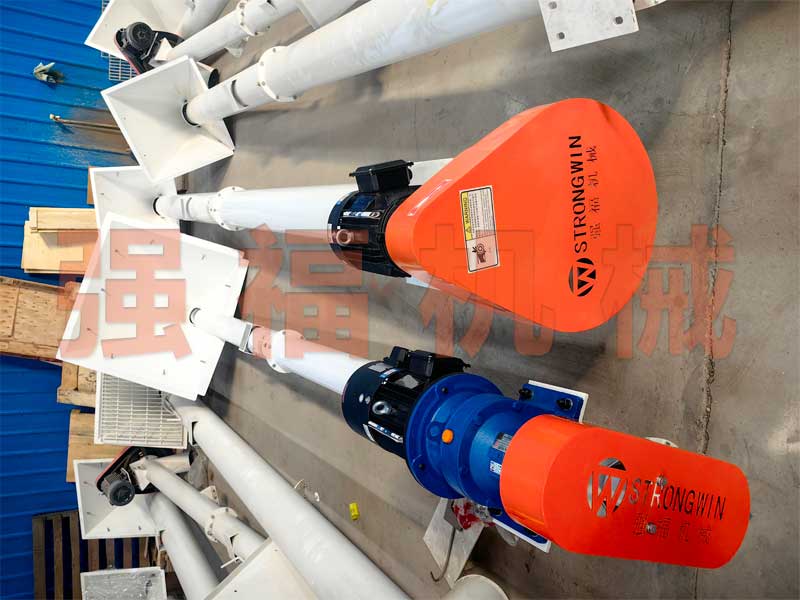 螺旋輸送機用于飼料生產(chǎn)線