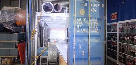 強(qiáng)福機(jī)械32型部分飼料顆粒生產(chǎn)線發(fā)往秘魯