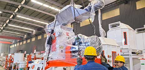 強福機械35型飼料顆粒生產線發往安徽