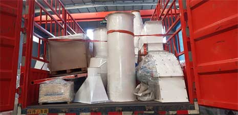 強(qiáng)福機(jī)械3立方飼料顆粒冷卻系統(tǒng)發(fā)往開封