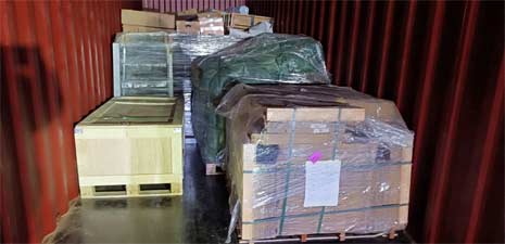 強(qiáng)福飼料機(jī)械設(shè)備料塔提升機(jī)刮板機(jī)發(fā)往喀麥隆